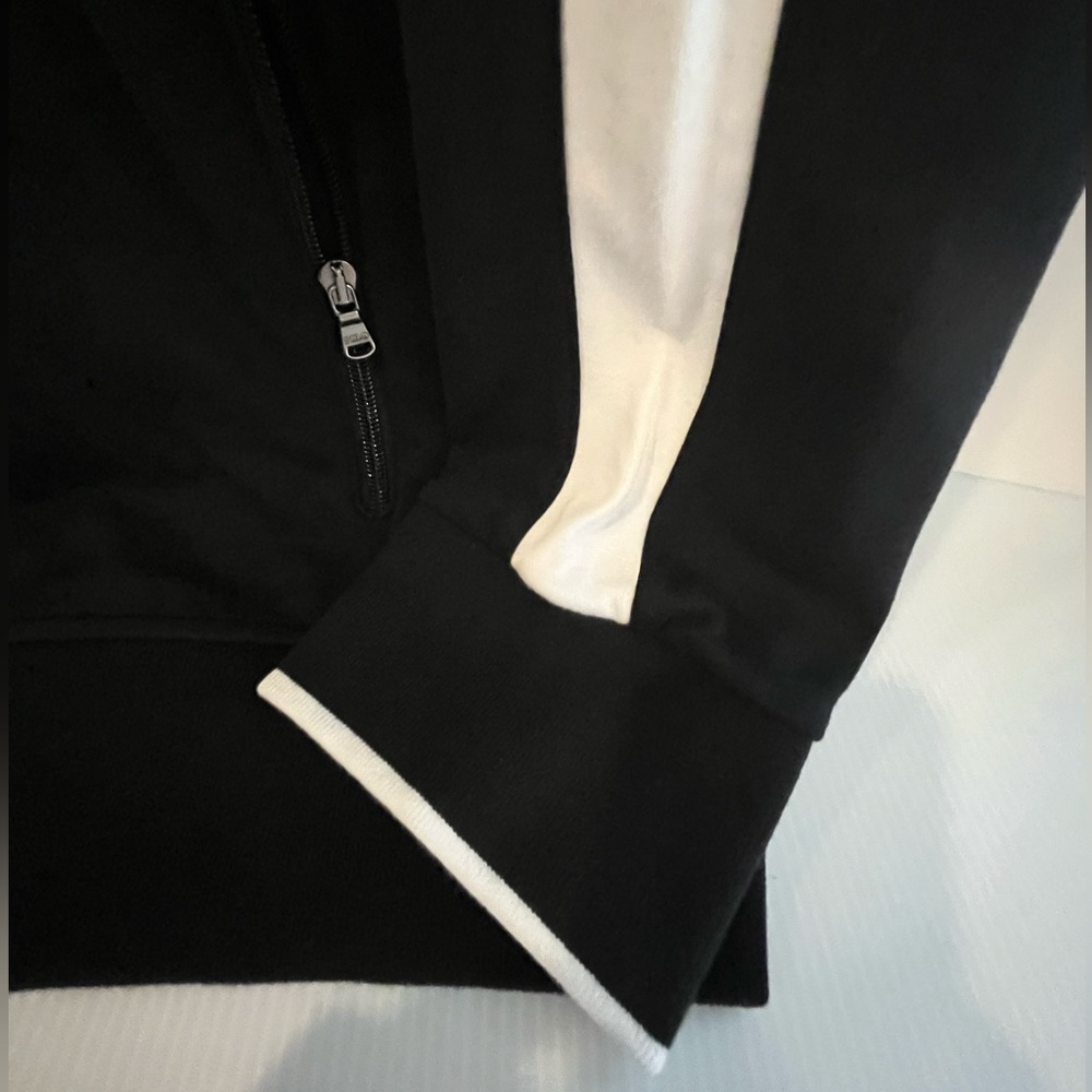 POLO RALPH LAUREN 100% Cotton Interlock Knit Track Jacket - sz 4XLT Black - Picture 8 of 16